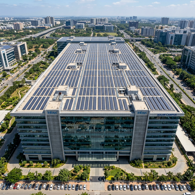 50kW commercial solar installation