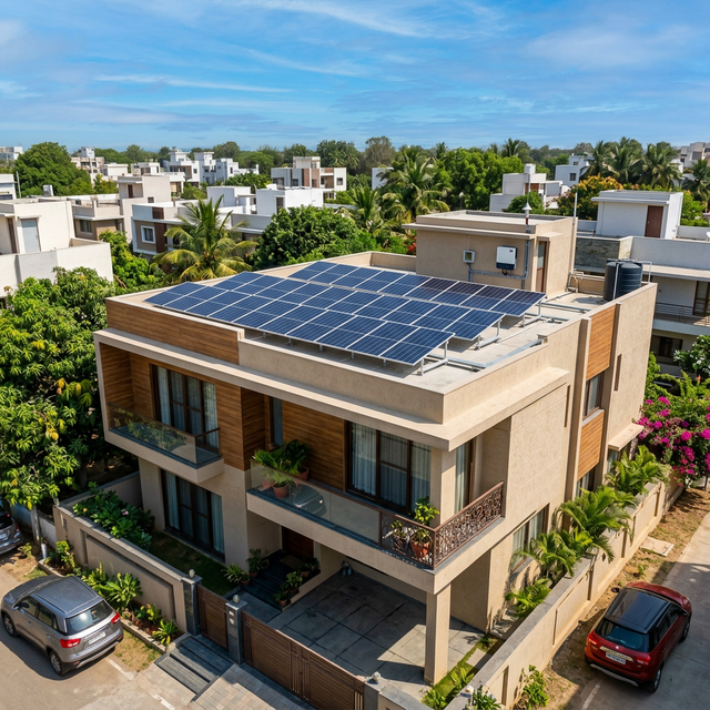 5kW residential solar installation